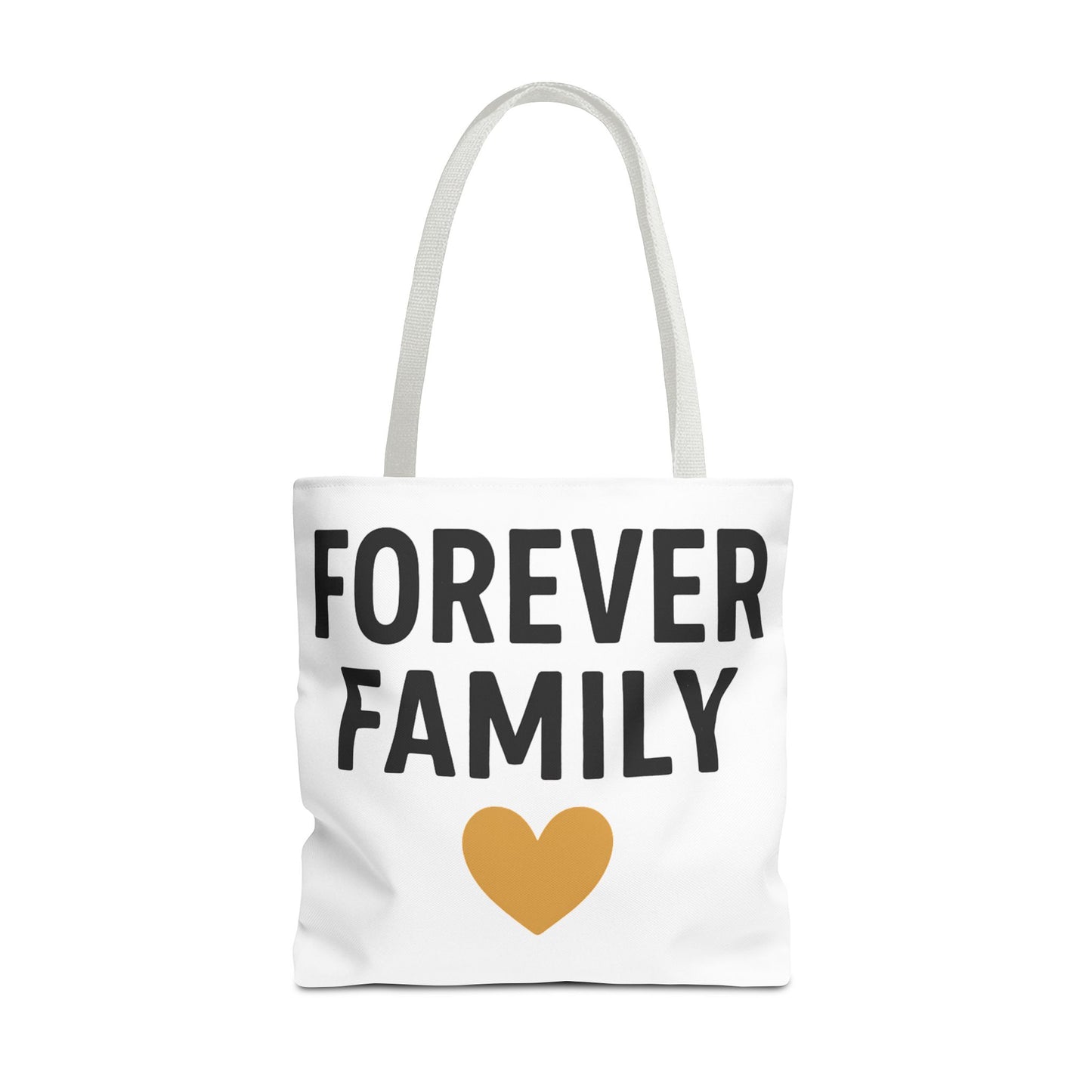 Forever Family Heart Tote Bag — Love Canvas Tote