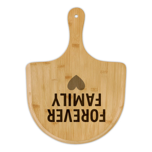 Engraved Bamboo Pizza Board - Forever Family