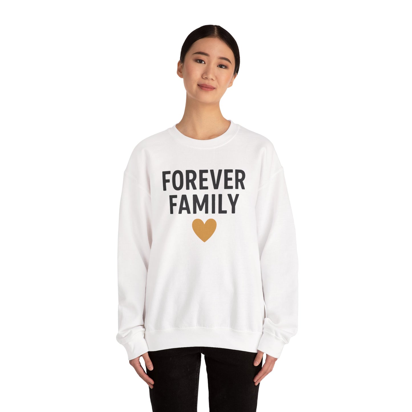 Forever Family Unisex Crewneck Sweatshirt - Cozy Gift for Family Gatherings