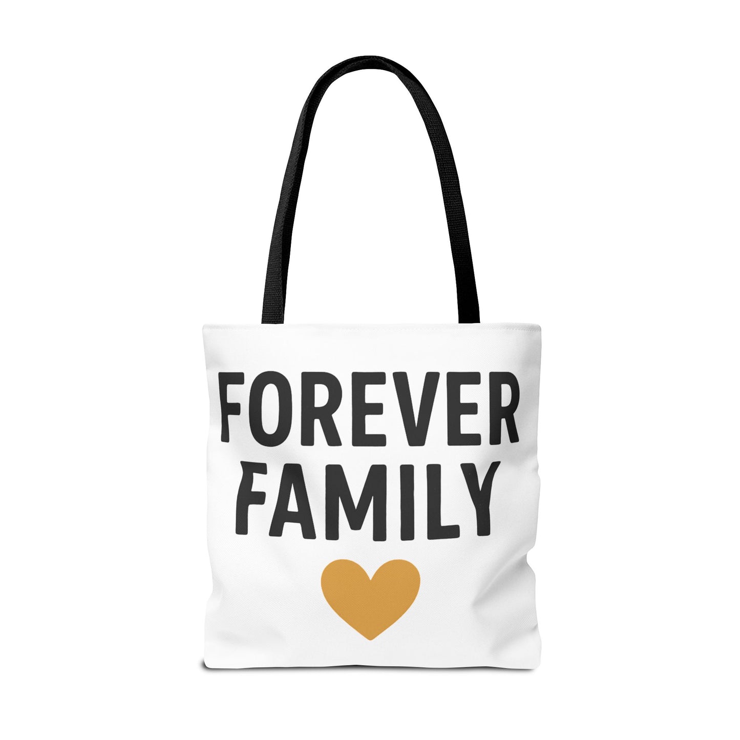 Forever Family Heart Tote Bag — Love Canvas Tote