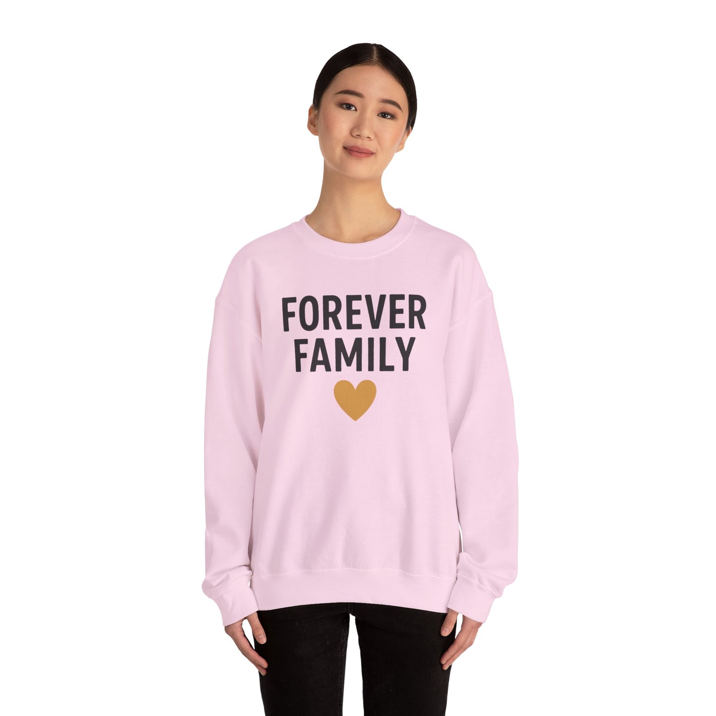Forever Family Unisex Crewneck Sweatshirt - Cozy Gift for Family Gatherings