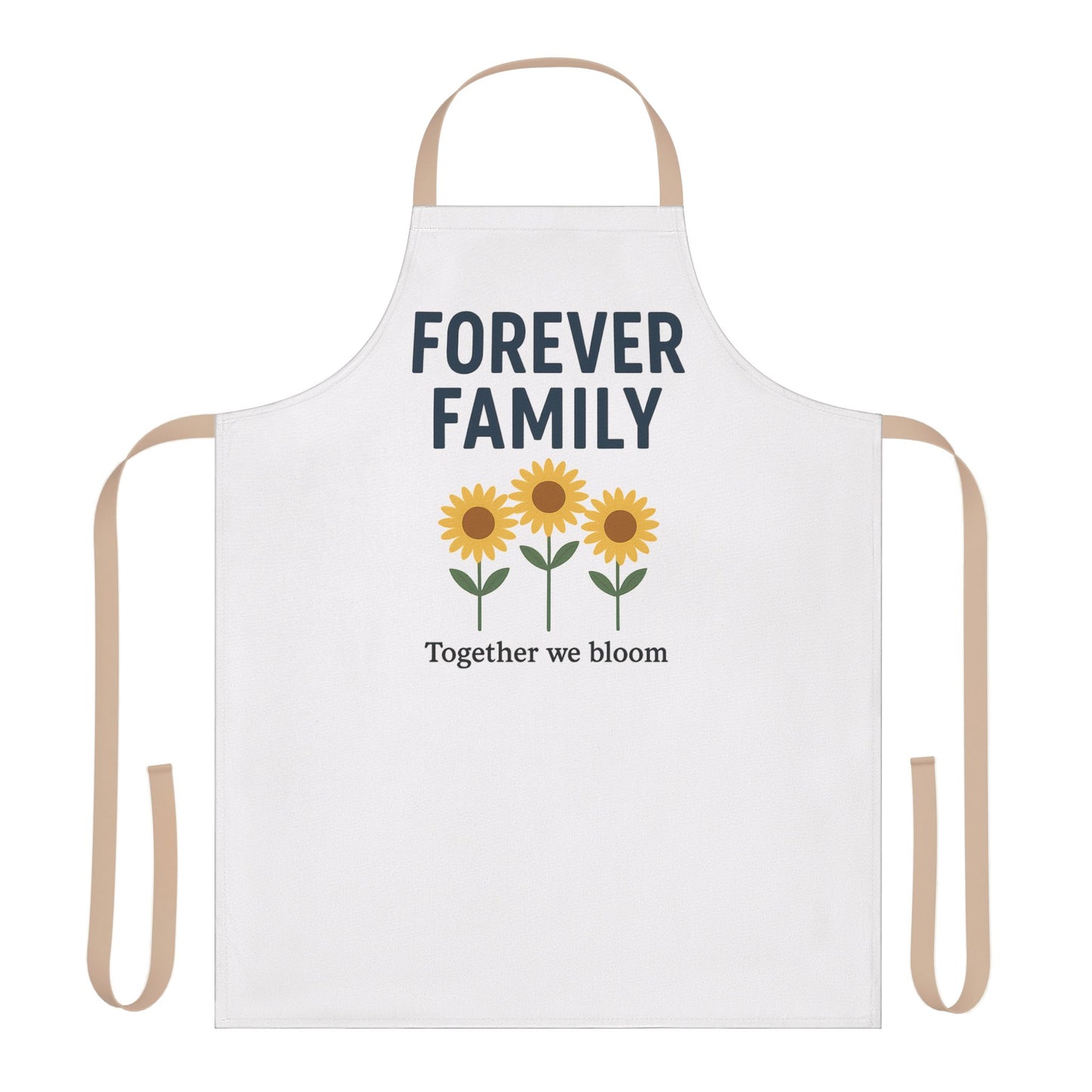 Family-Friendly Floral Apron - Forever Family Design