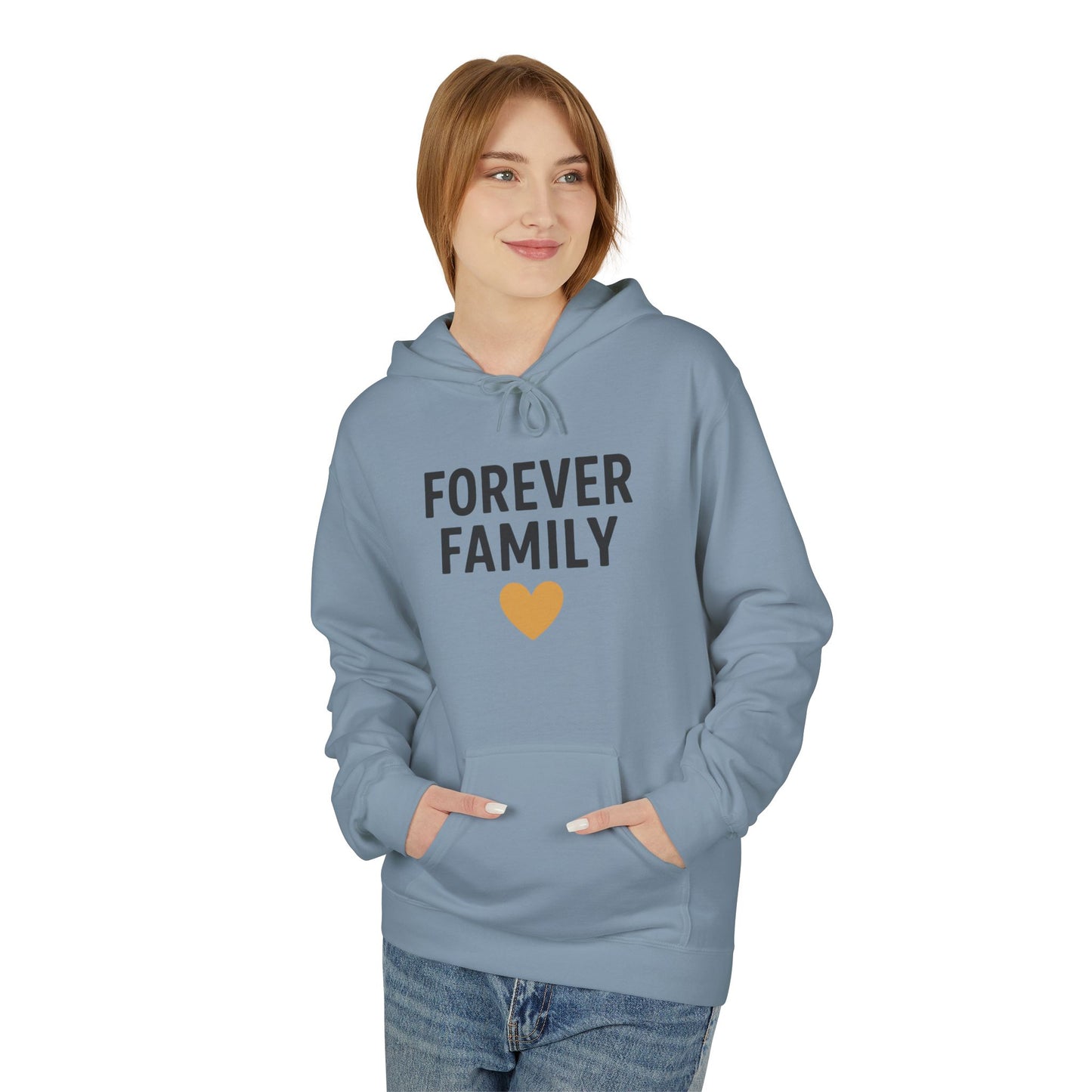 Forever Family Hoodie — Pullover With Heart