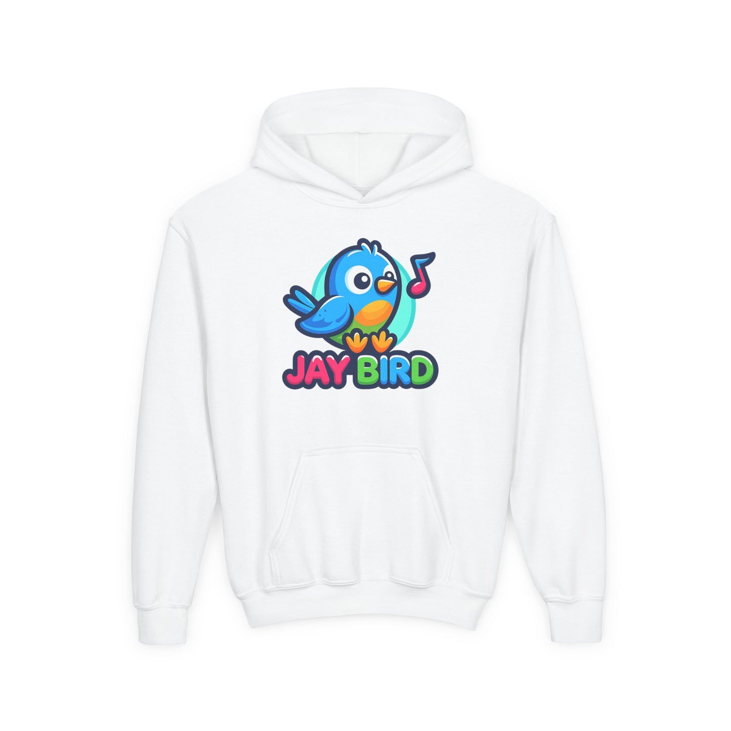 Youth Hoodie — Cute 'Jay Bird' Pullover