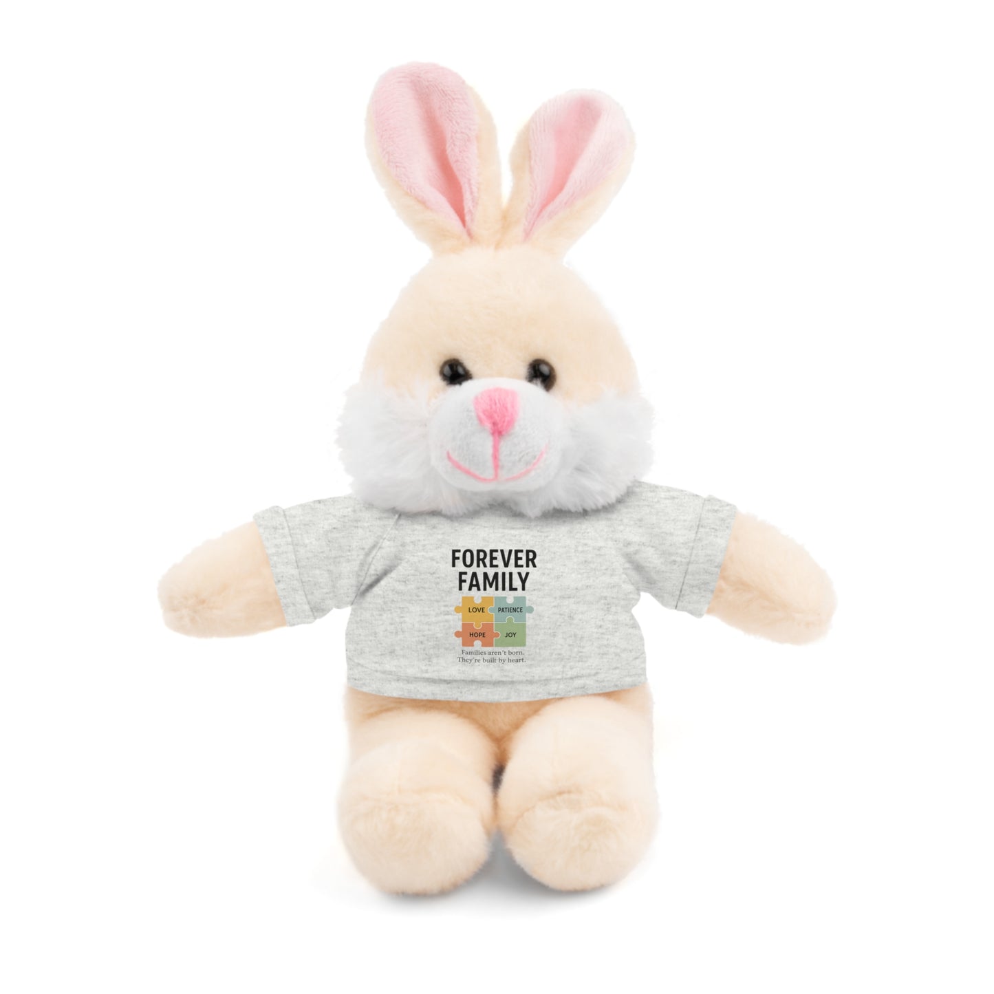 "Forever Family" Plush Bear with Tee
