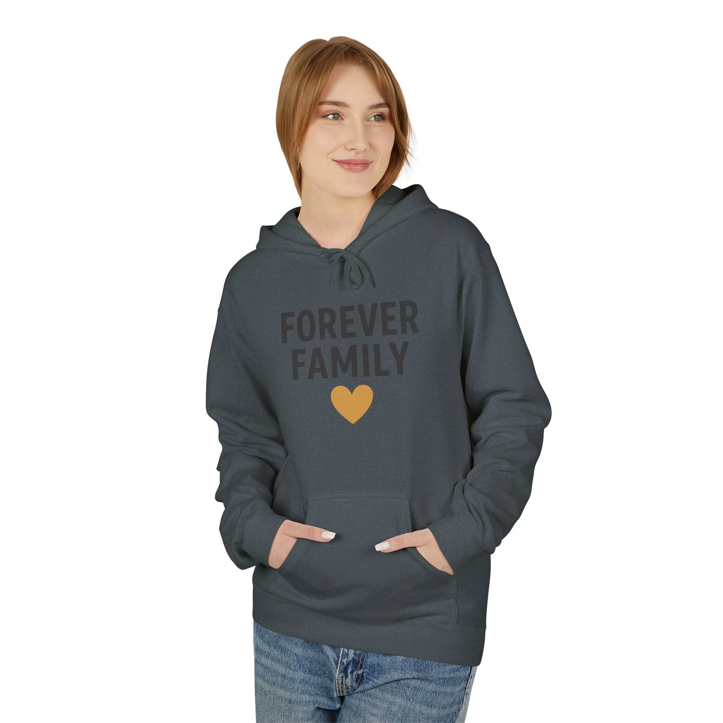 Forever Family Hoodie — Pullover With Heart