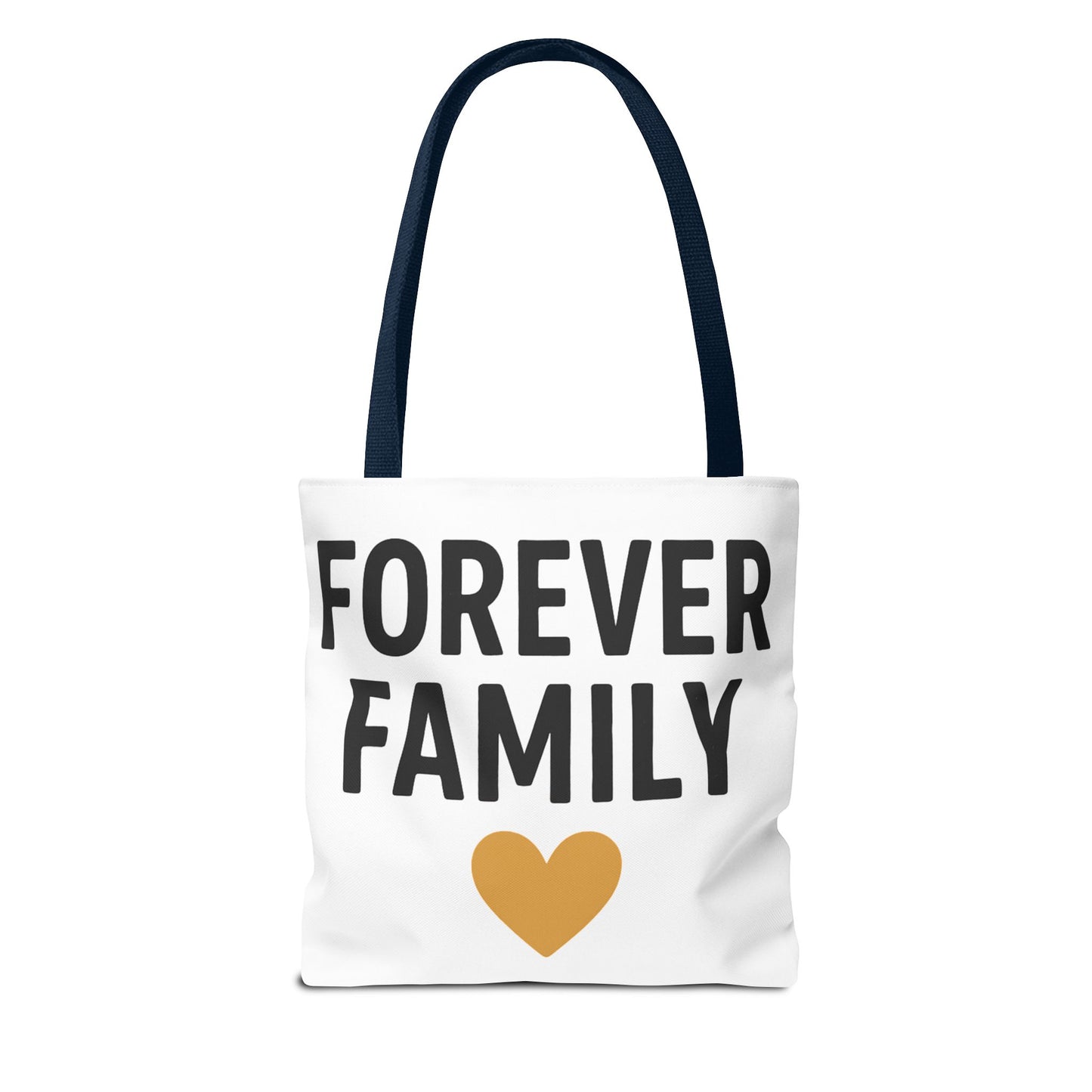 Forever Family Heart Tote Bag — Love Canvas Tote