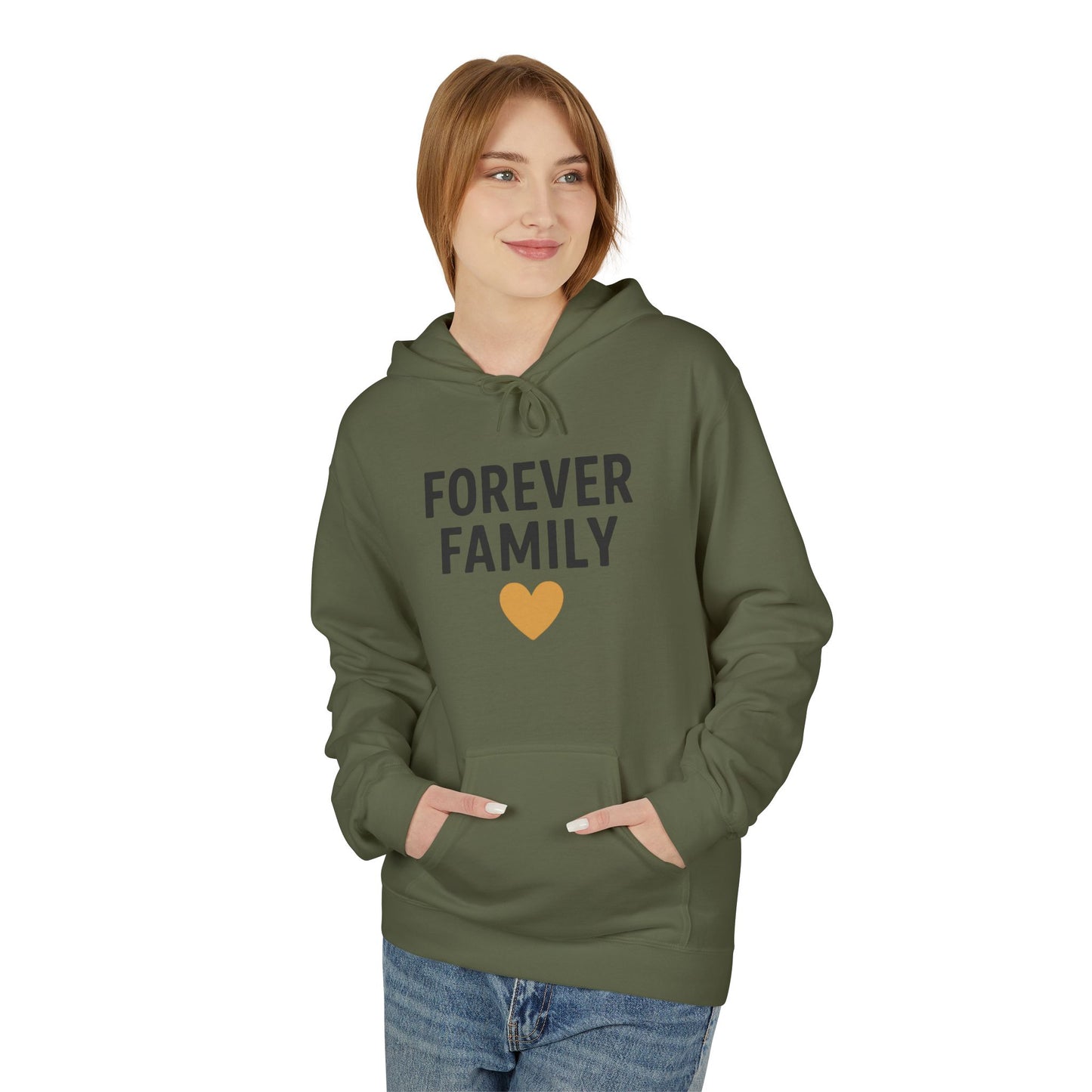 Forever Family Hoodie — Pullover With Heart
