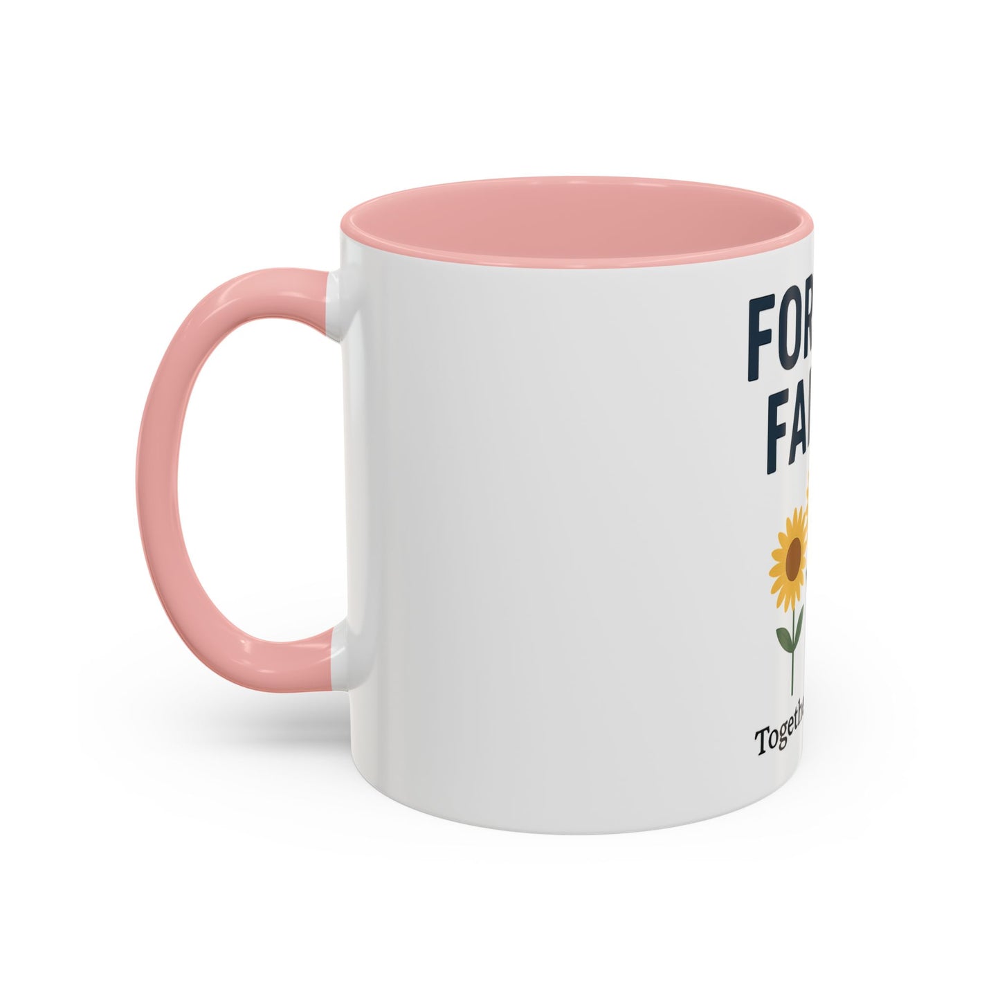 Forever Family Sunflower Coffee Mug – "Together We Bloom"