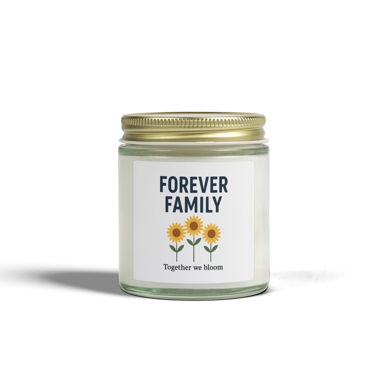 Soy Candle – "Forever Family" Scented Jar (4oz & 9oz)
