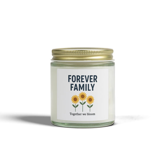 Soy Candle – "Forever Family" Scented Jar (4oz & 9oz)