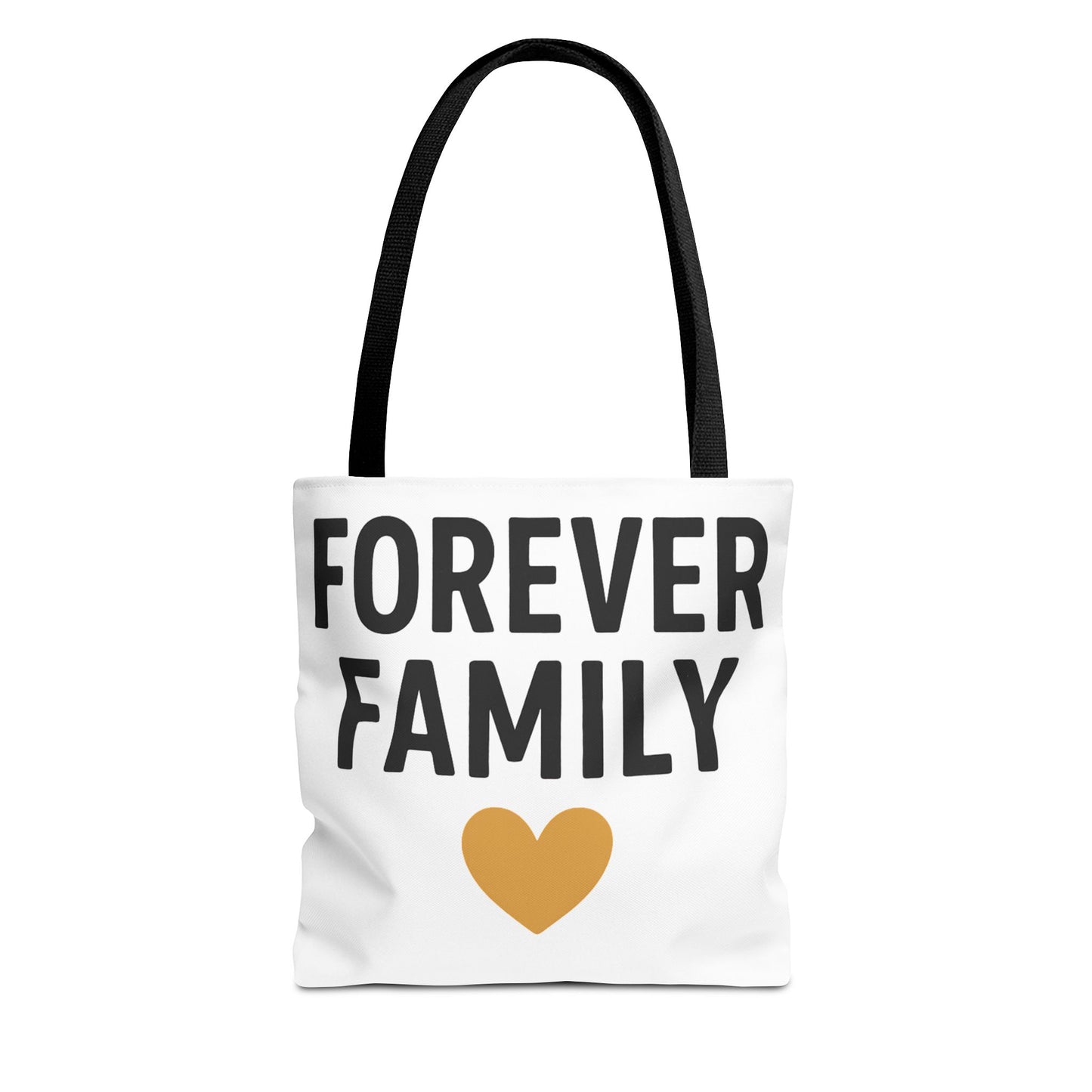 Forever Family Heart Tote Bag — Love Canvas Tote