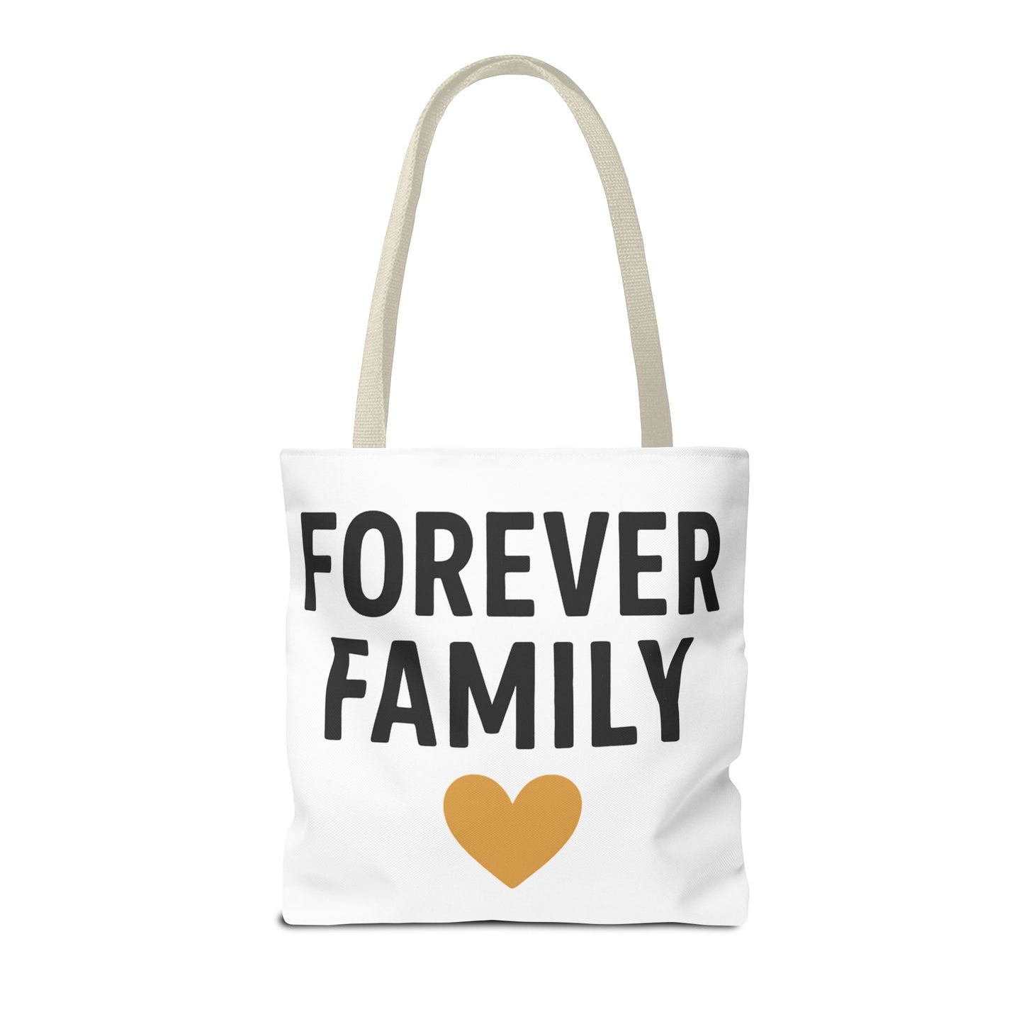 Forever Family Heart Tote Bag — Love Canvas Tote