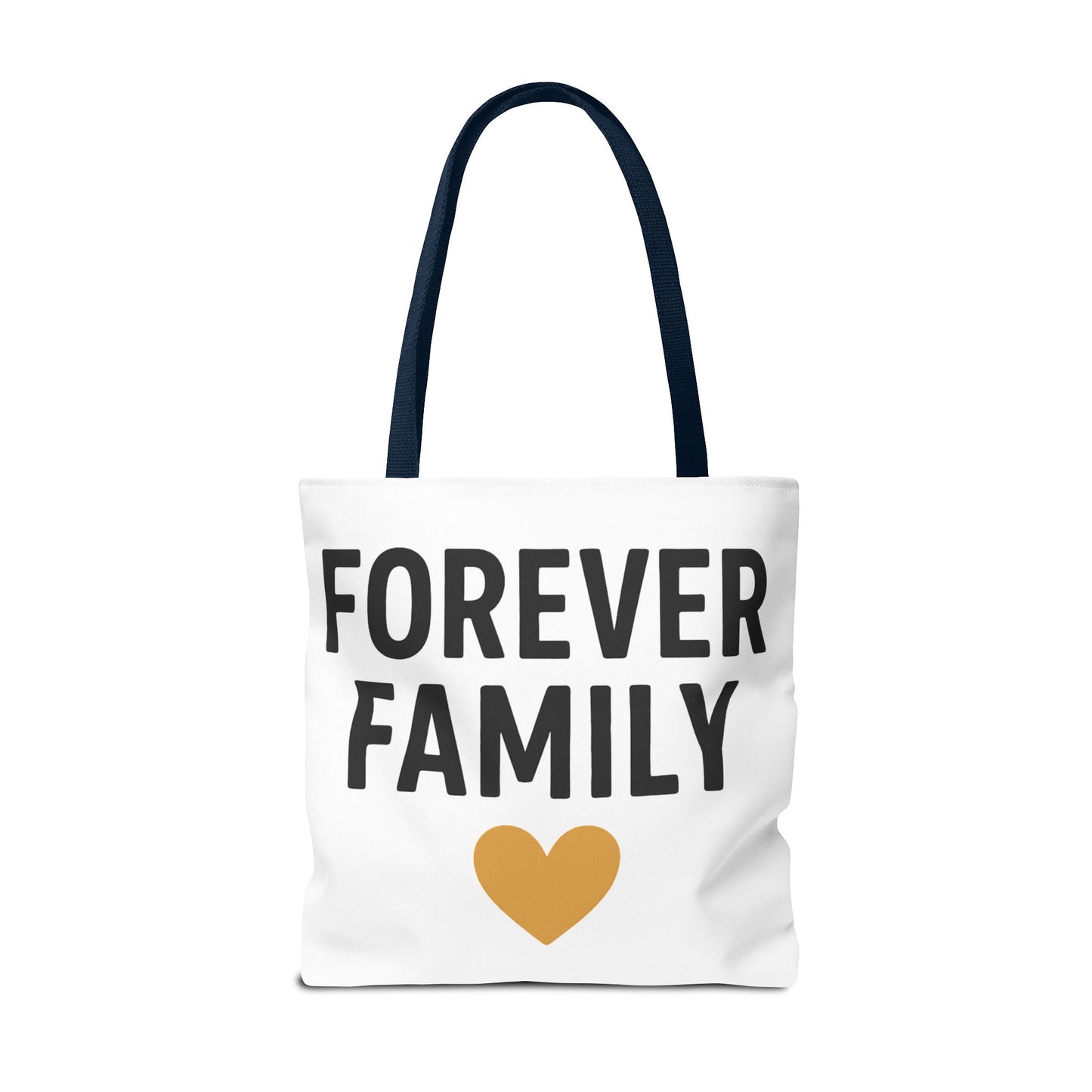Forever Family Heart Tote Bag — Love Canvas Tote