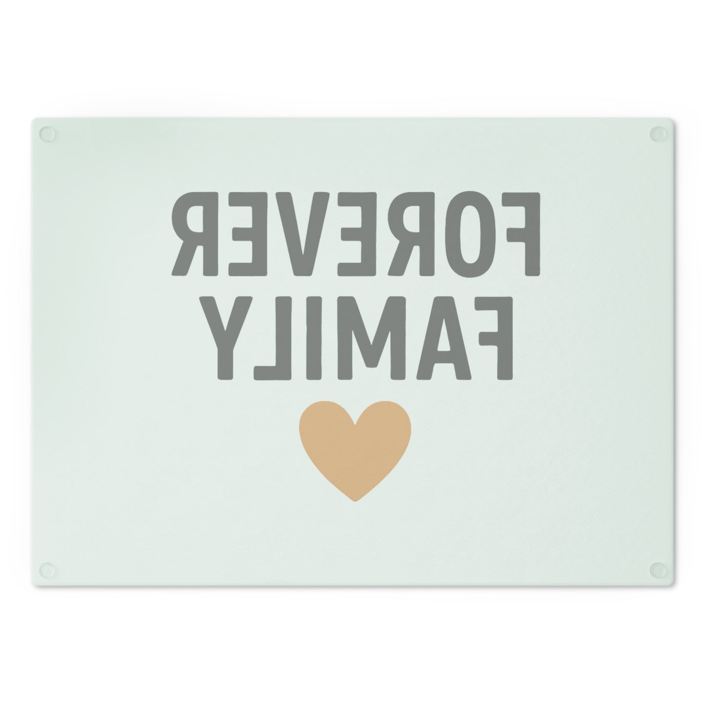 Forever Family Cutting Board - Heartwarming Kitchen Decor for Family Gatherings