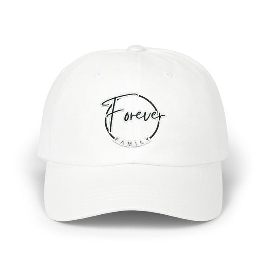 Embordered Cap - "Forever Family" Minimal Script Baseball Hat