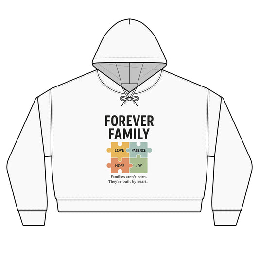 Forever Family Hoodie — Puzzle Piece Women's Organic Hoodie