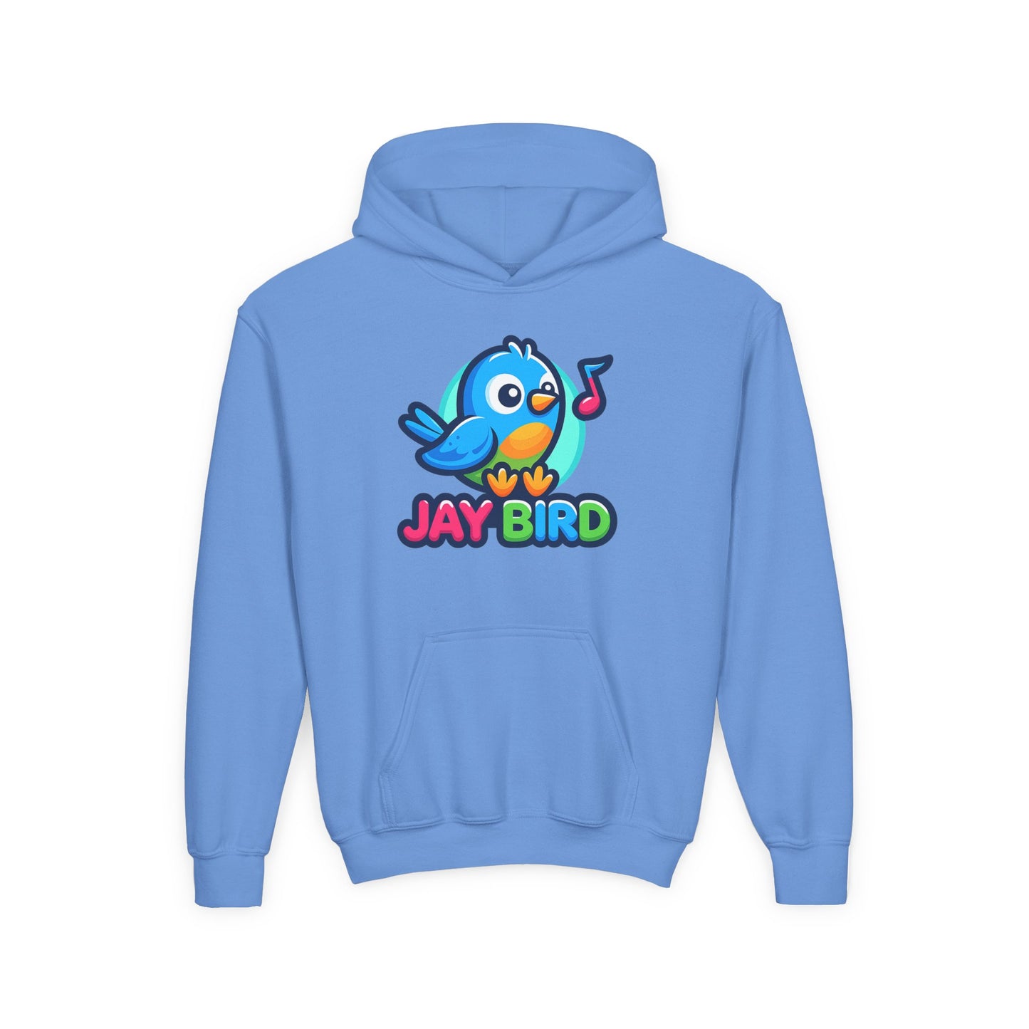 Youth Hoodie — Cute 'Jay Bird' Pullover