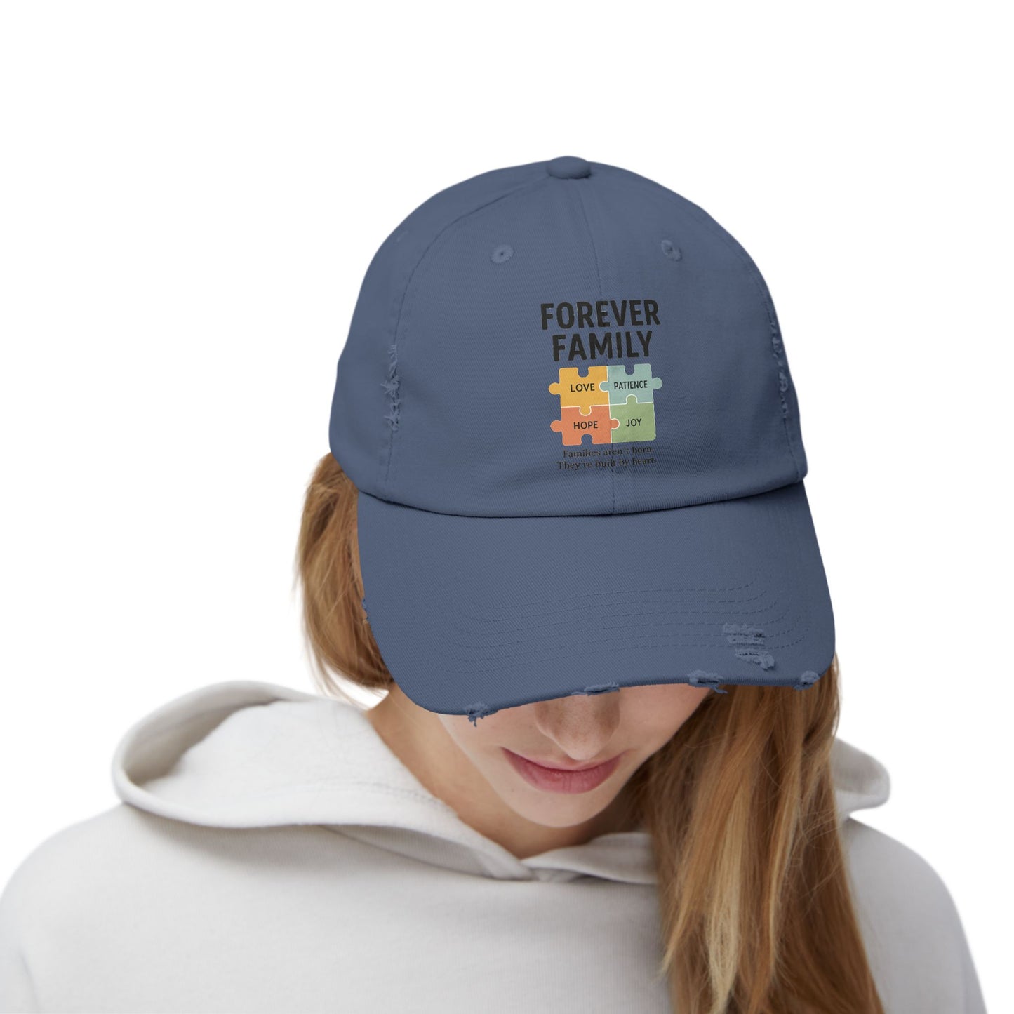 Forever Family Distressed Cap