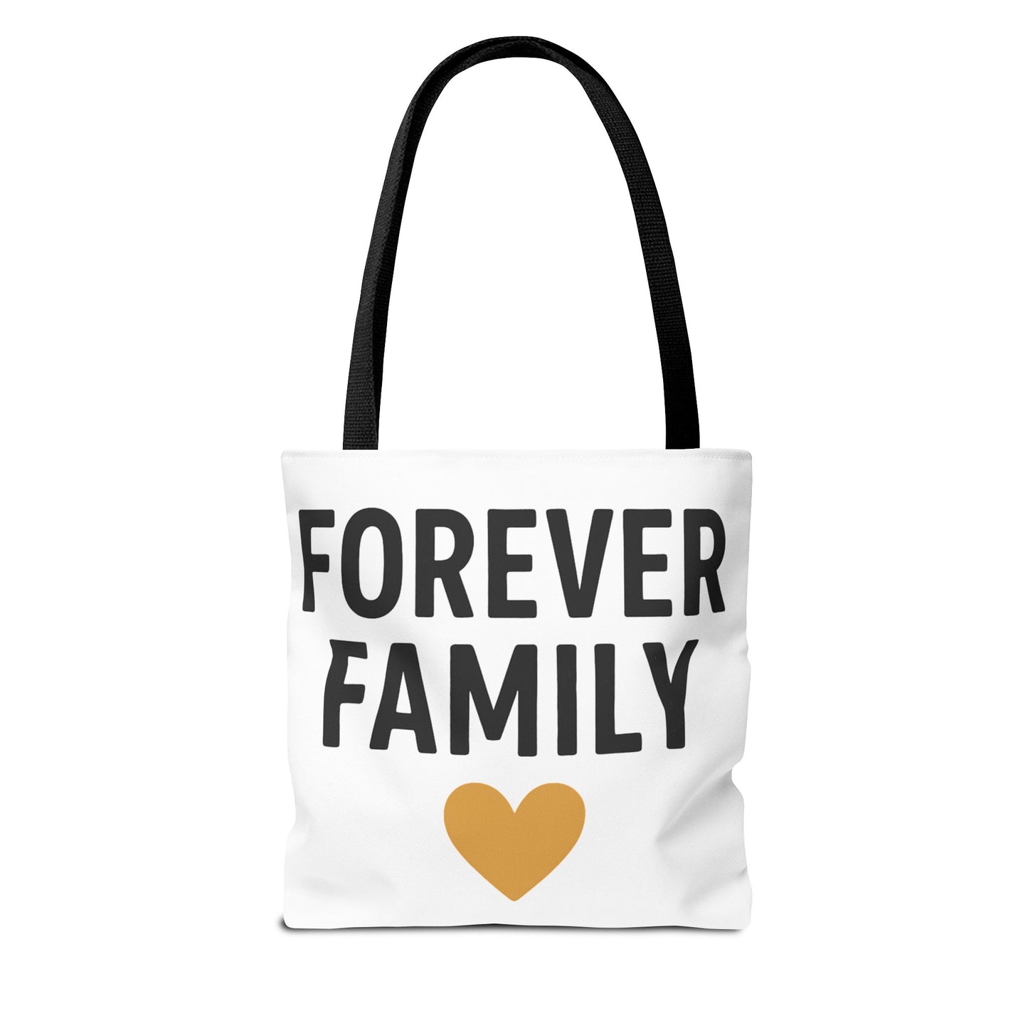 Forever Family Heart Tote Bag — Love Canvas Tote