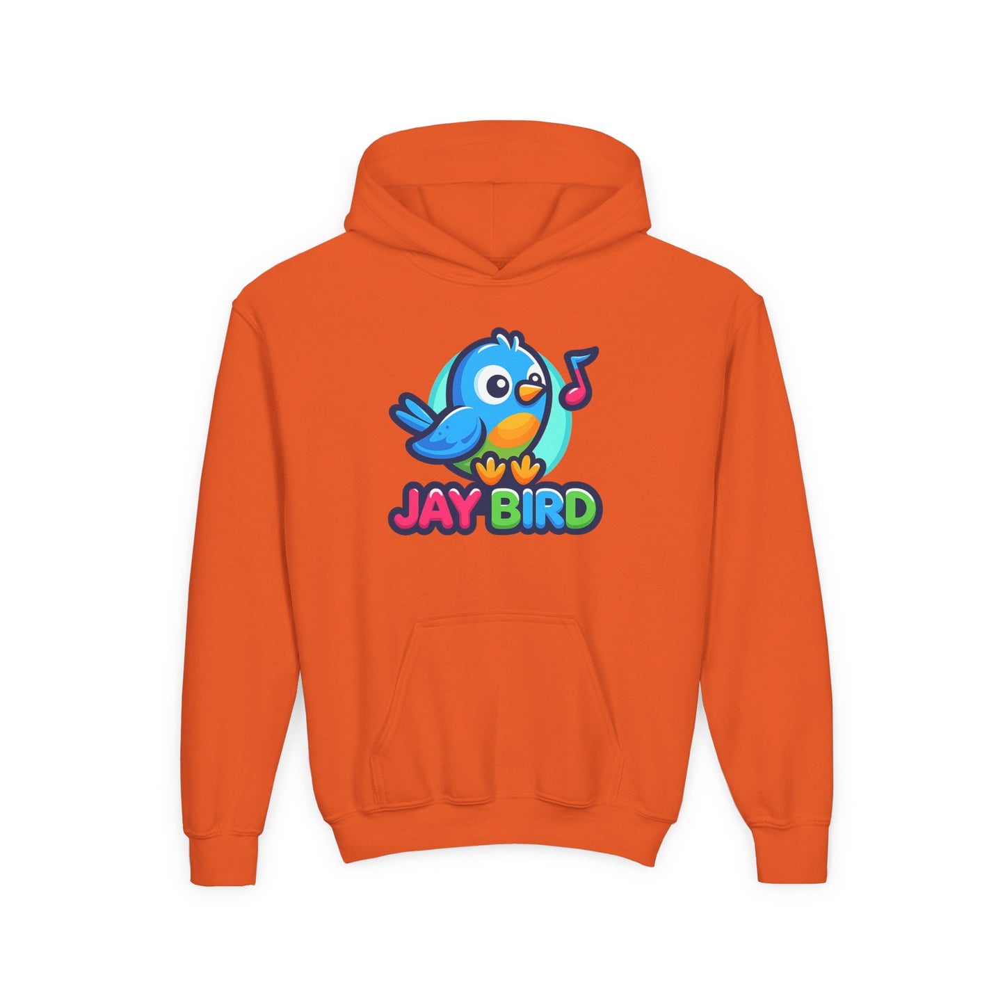 Youth Hoodie — Cute 'Jay Bird' Pullover