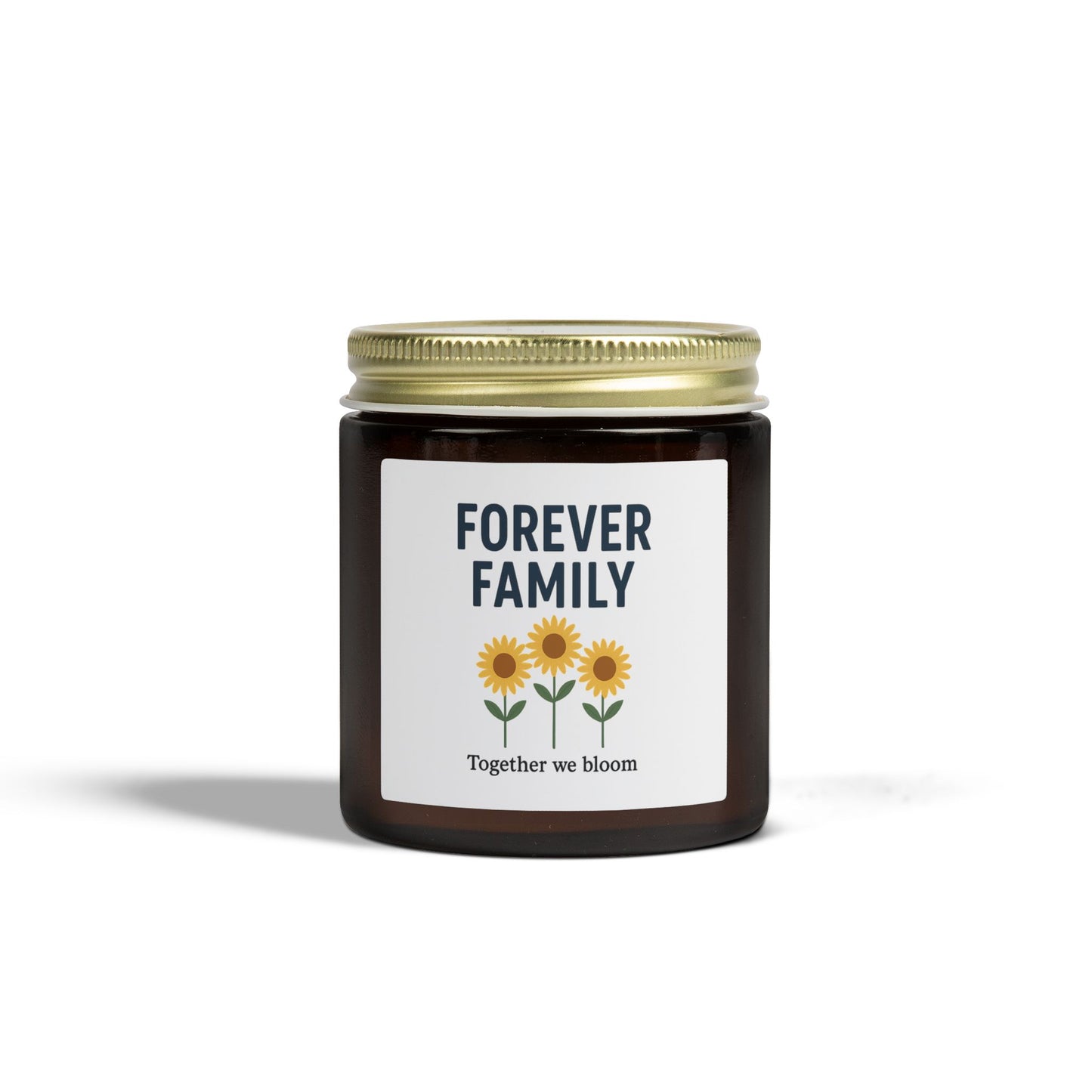 Soy Candle – "Forever Family" Scented Jar (4oz & 9oz)