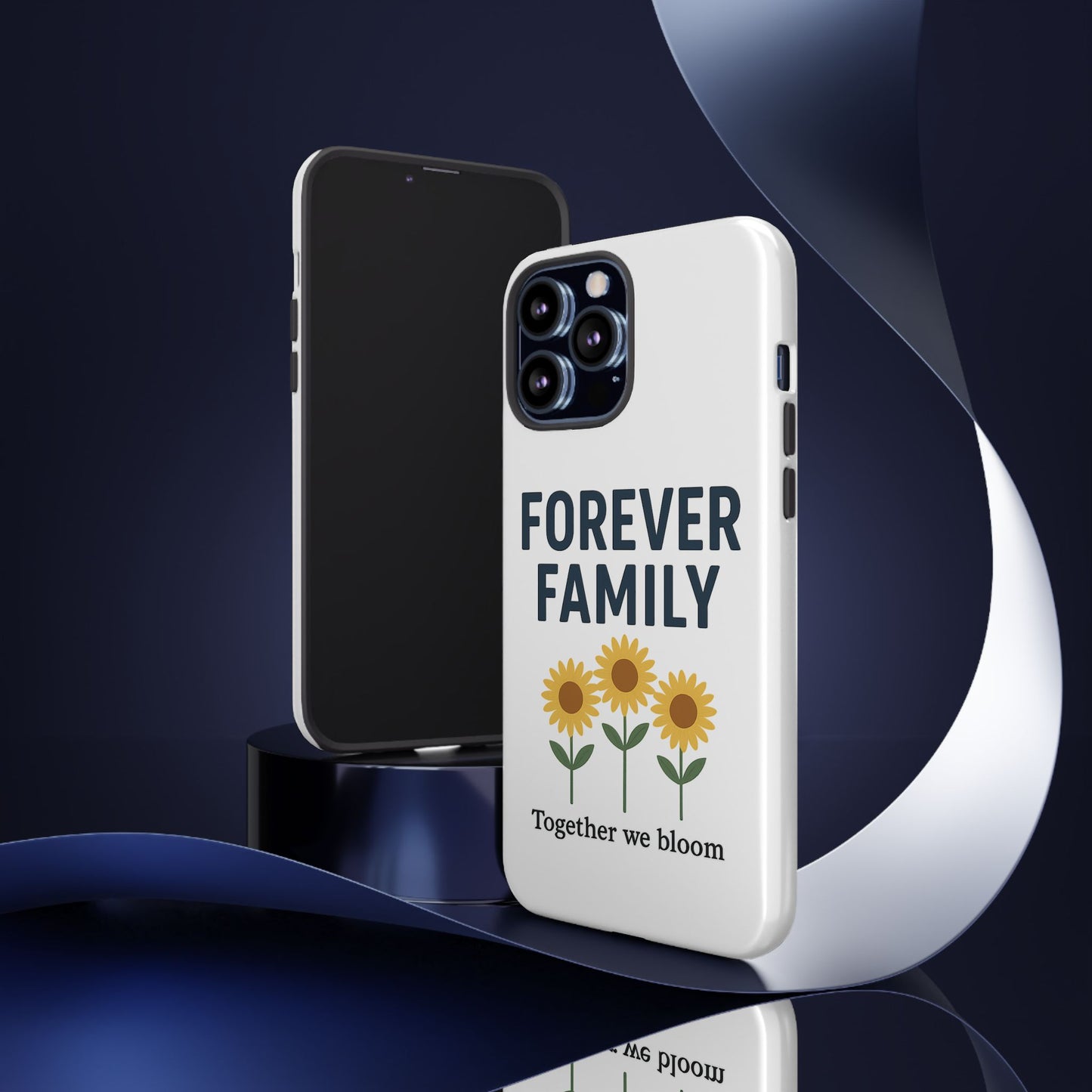 Forever Family Phone Case — Sunflower "Together We Bloom" Protective Cover