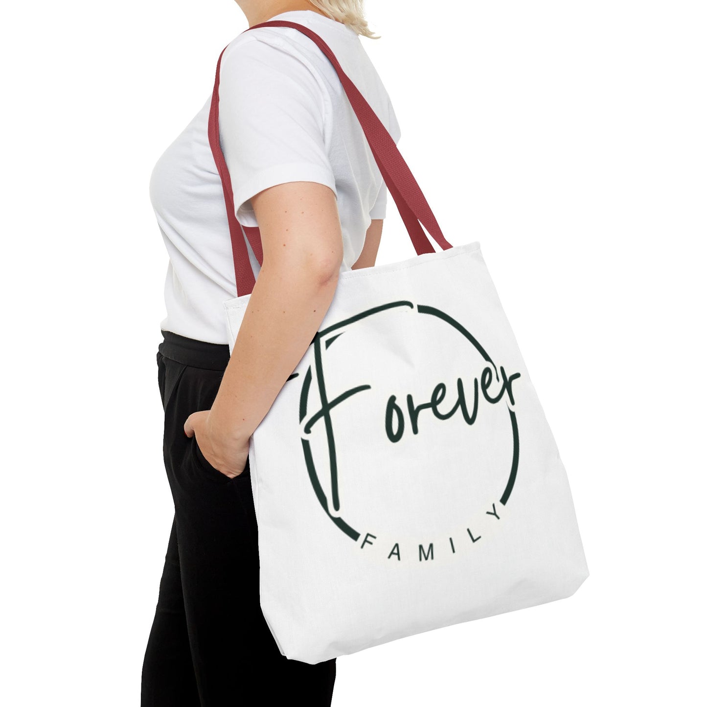 Forever Family Tote Bag — Inspirational Family Circle Canvas Tote